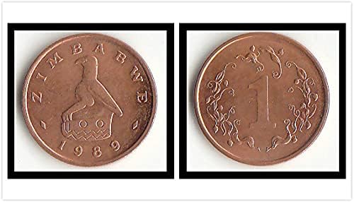 אפריקה זימבבואה 1 נקודות מטבע שנת מטבע אוסף מתנות מטבעות זרות אקראיות