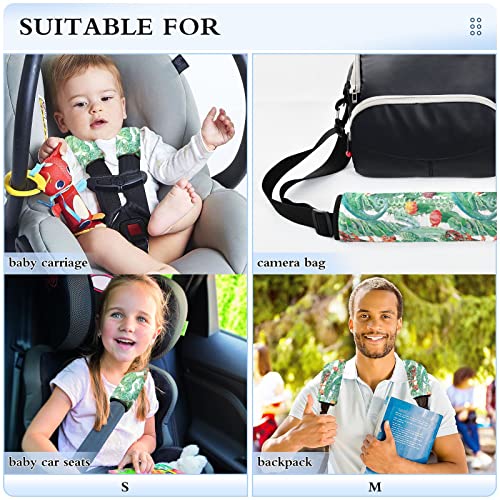 זיקית קקטוס מכונית רצועת מושב רצועות לילדים תינוקות 2 מחשב רכב רכב רכב רכב כרית כרית כרית כרית מגן על חגורת בטיחות לילדים כיסוי למטוס
