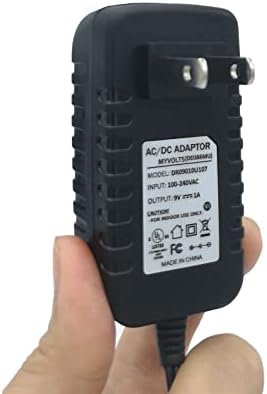 MyVolts 9V מתאם אספקת חשמל תואם/החלפה למעבד ביצועי DBX Go -Rack - Plug US