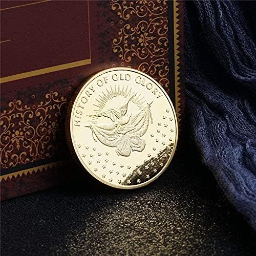 אתגר מטבע אמריקאי בטסי רוס תפור כוכבים ופסים מטבעות זיכרון כוכבים אמריקאים ופסים סיפורים היסטוריה