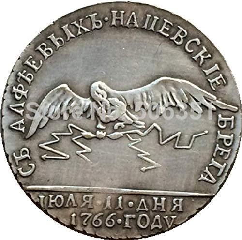 מטבעות רוסיים 1766 22 ממ עותק לעיצוב משרדים בחדר הבית