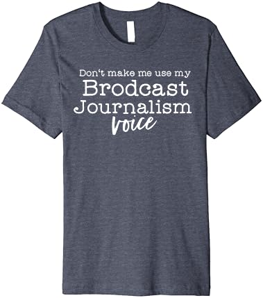 גברים של עיתונאי כתב מתנה שידור עיתונאות קול חולצה