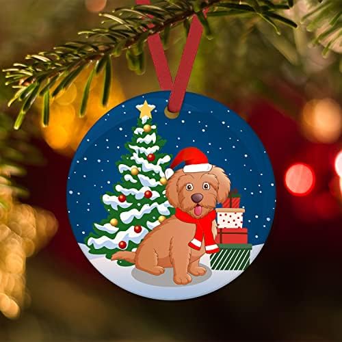 חובב כלבים מתנה טדי כלב חג המולד אורנמנרט מצחיק חיות מחמד קרמיקה שומר על בעלי חיית מחמד בעלים מחמד קישוט קלט