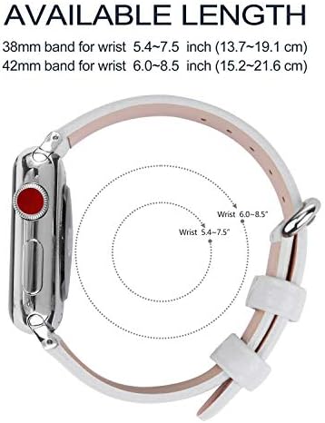 תואם ל- Apple Watch Iwatch Series 5, 4, 3, 2, 1 // רך החלפת עור רך צמיד צמיד + מתאמים // כרישים ימיים