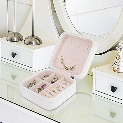 שמור את מארגן קופסאות תכשיטים שמנמן לחד -קרן מחזיק מארז אחסון עור PU לתיבות צמיד עגיל תליון טבעת