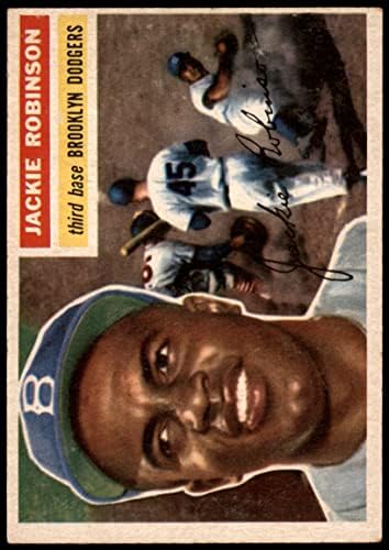 1956 Topps 30 ג'קי רובינסון ברוקלין דודג'רס VG Dodgers