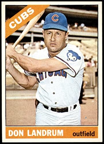 1966 Topps 43 XBTN Don Landrum Chicago Cubs Ex+ Cubs