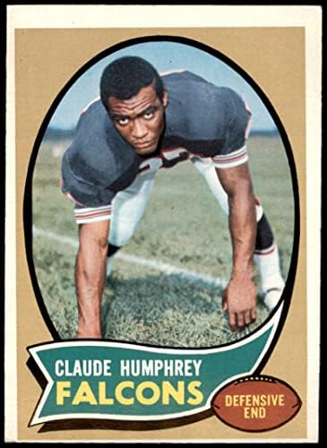 1970 Topps 156 Claude Humphrey Atlanta Falcon