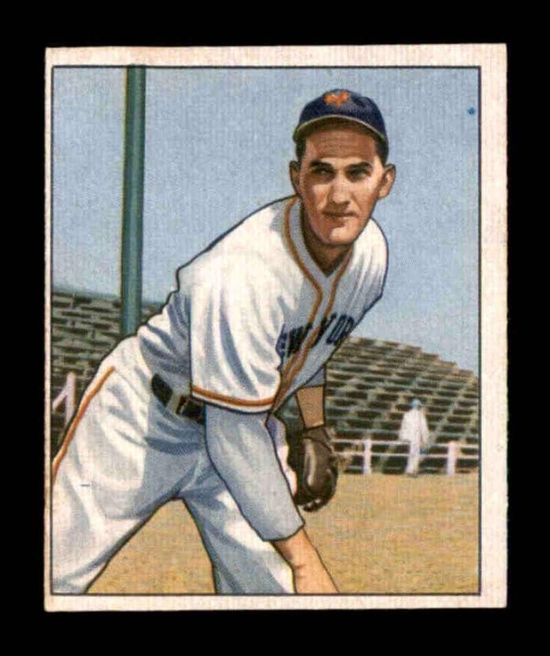 66 לארי ג'נסן - 1950 כרטיסי בייסבול של באומן מדורגים אקסית - כרטיסי טירון בייסבול