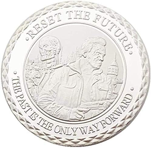 צלף אמריקאי אוסף מדליות מצופה מכסף מלאכה מטבע סילבר גולגולת גולגולת לוחם מטבע מטבע מטבע מטבע עותק עותק עבורו