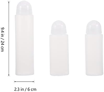 קבילוק מתכת שייקר 3 יחידות ברור פלסטיק בקבוקי צנצנות מכולות עם רוטרי מכסים יוצקים ונפה שייקר למילוי חוזר לאחסון מחלק ותבלינים אבקת מיכל