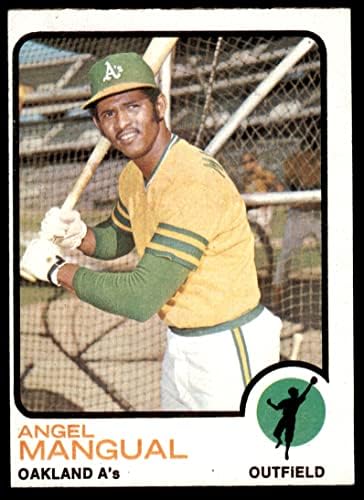 1973 Topps 625 Angel Mangual Oakland Athletic