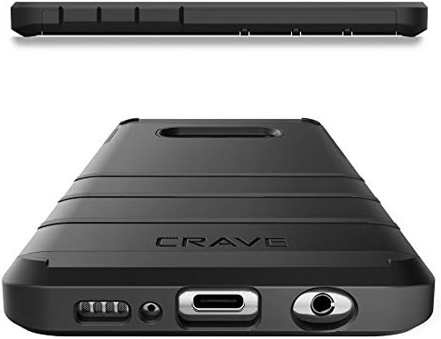 Crave S10e Case, Strong Guard Serive Series Series Series for Samsung Galaxy S10e - שחור