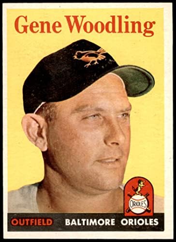 1958 Topps 398 Gene Woodling Baltimore Orioles Ex/MT Orioles