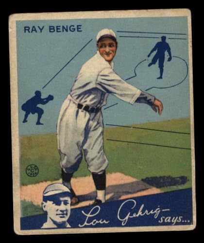 1934 Goudey 24 Ray Benge Brooklyn Dodgers Dodgers