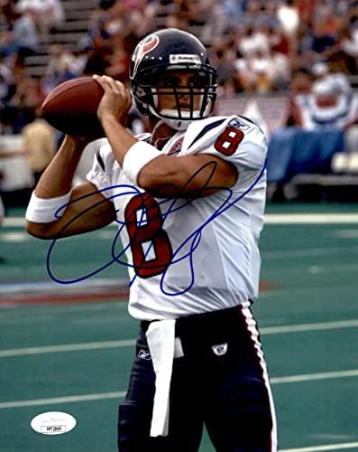 דייוויד קאר יוסטון טקסנים חתום/חתימה 8x10 צילום JSA 161246 - תמונות NFL עם חתימה