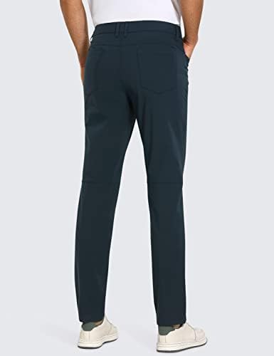 מכנסי גולף של CRZ יוגה כל היום נוחות של מכנסי גולף עם 5 כיס-30 /32 מהיר יבש משקל קז'ן מכנסיים מכנסיים