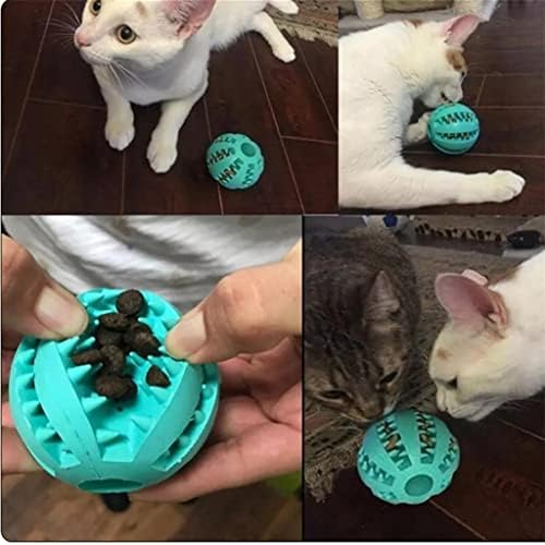 WXBDD IQ כלב פינוק צעצועי כדור אינטראקטיביים מאכילים איטיים מזון מזון כלב פאזל כלב צעצוע כדורי כלב גומי
