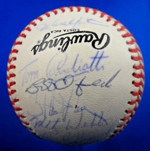 1992 קבוצת דודג'רס של לוס אנג'לס חתמה על בייסבול 30 חתימות - כדורי חתימה