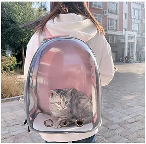חתול תיק לצאת נייד פנורמי שקוף חתול תרמיל חלל לחיות מחמד בקתת לשאת כלב כתף חתול בית ספר תיק