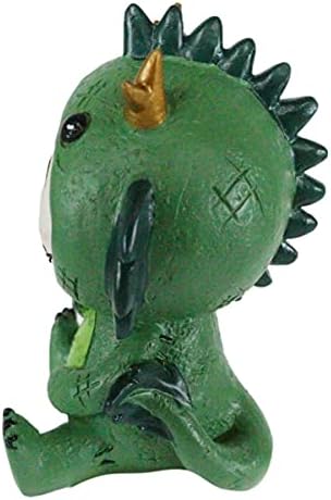 אברוס פרוותי טאטסו דרקון פסלונין קטן 3.25 עצמות פרוותיות שלד מפלצת אספנות תפאורה פסל גותי פנטזיה גותית דרקונים דרייקים דריקים גולגולות