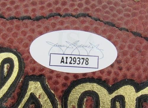 ג'ו מונטנה חתם על חתימה אוטומטית וילסון NFL כדורגל JSA AI29378 - כדורגל חתימה
