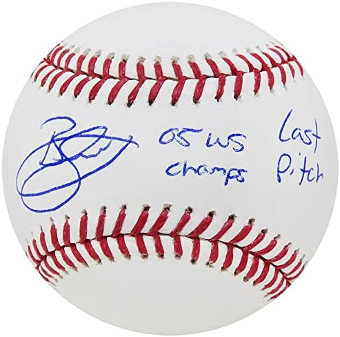 בובי ג'נקס חתם על בייסבול רשמי של רולינגס MLB עם המגרש האחרון, 05 WS אלופות - כדורי בייסבול עם חתימה