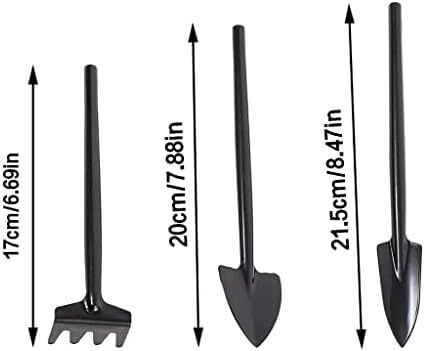 3 יח ' סט של מיני גינון כלים עסיסי בעציץ האת מגרפה יד השתלת כלי מקורה בונסאי (צבע:, גודל